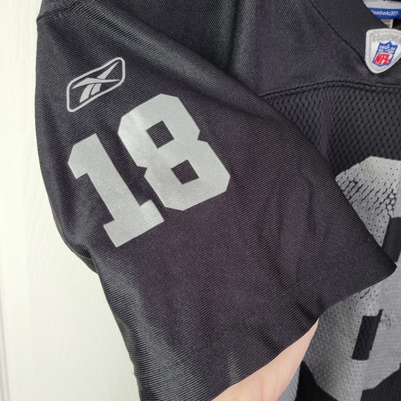 NFL Reebok | Randy Moss 18 On Field Black Jersey Mens XL - Picture 8 of 11